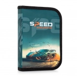 Single-compartment school pencil case with car motif Oxybag