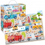 CzuCzu Moto Puzzle Cars – large jigsaw for children