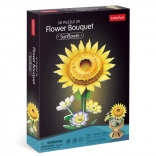 3D Puzzle Sunflower Bouquet