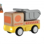 11 cm-es lendkerekes fa teherautó