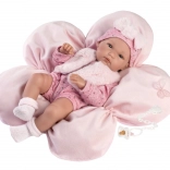 Llorens New Born realistična punčka deklica 35 cm, v celoti iz vinila in primerna za vodo
