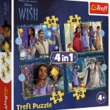Puzzle 4-in-1 DISNEY Wish – Wishing Star