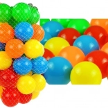 Dry ball pit balls in net 50 pcs 7 cm