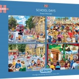 GIBSONS Puzzle School Day 4x500 pieces