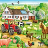 Puzzle On the Farm 100 Pieces for Children by SCHMIDT