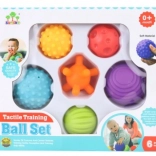 Sensory ball set for babies, 6 pcs