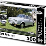 Puzzle RETRO-CARS Škoda 100 L 500 pieces