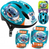Protective Set with Adjustable Helmet and Protectors Disney STITCH