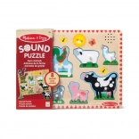 Melissa & Doug sound wooden puzzle