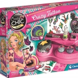 Crazy Chic coffret de tatouages temporaires pailletés avec AR