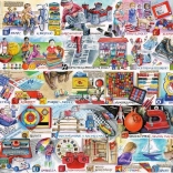 GIBSONS Puzzle Alphabet of Games and Toys 1000 Pieces