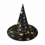 Kids’ witch hat with golden stars