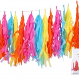 Meerkleurige franjeslinger