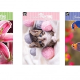 diamond painting on cardboard birds 29 × 21 cm