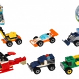 Építőkészlet közlekedési eszközök golyóban