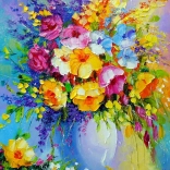 Puzzle Bouquet of Summer Flowers 1000 Pieces