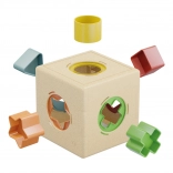 Quercetti shape sorter Kubo PLAYBIO molding cube for toddlers