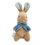 Lapin en peluche PIERRE avec petite veste bleue – petit modèle