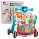 Interactive 3-in-1 Walker and Ride-on Blue