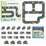 Woopie Green Urban Puzzle for Kids - Racetrack