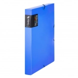 A4 Archival Box with Elastic, Blue, Polypropylene, 3 cm Spine