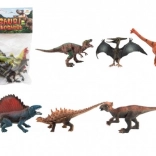 Ensemble de dinosaures en plastique 6 pcs