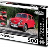 Puzzle Retro Cars Fiat 600 D (1966) 500 pieces