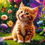 Trefl 500-Piece Puzzle – Cute Kitten