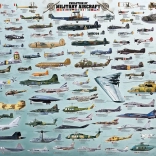 EUROGRAPHICS Military Aircraft Puzzle 2000 Pieces