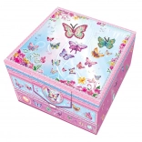 secret two-tier letter set with decorative pen