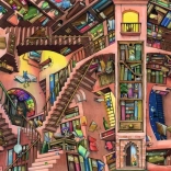 Absurd Library Puzzle 500 Pieces