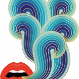 GALISON Metallic Shaped Puzzle JONATHAN ADLER – Lips (750 pieces)