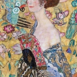 Puzzle Lady with a Fan 1000 Pieces