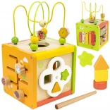wooden activity cube 5-in-1 Viga