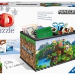 Ravensburger 3D Puzzle MINECRAFT Storage Chest (108 pieces)