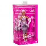 Barbie Deluxe Style doll in metallic pink dress