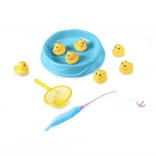 Kids’ fishing game with duckies and a mini pond