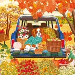 Dog in Car Puzzle 1000 Pieces