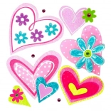 Small Foot Self-Adhesive Wall Decorations Heart