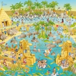 Heye Puzzle Crazy ZOO: Nile Exhibit 1000 pieces