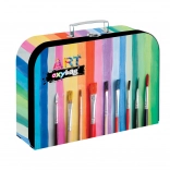 Laminált kisbőrönd 34 cm-es iskolai és kreatív kellékekhez