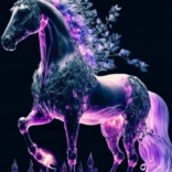 Diamentowe malowanie Duch konia 30x40 cm