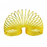 Magická pružina so smajlíkom – žltá antistresová špirála