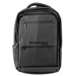 Urban business backpack with USB black 16 L