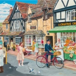 Puzzle GIBSONS Piecing Together – Village Visit, 40 pieces