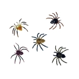 Decorative Plastic Spiders Set of 5 pcs