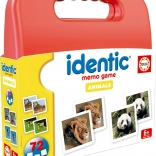 EDUCA Pexeso Suitcase Animals 72 Cards