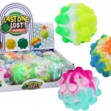 Light-up sensory spiky ball 6 cm