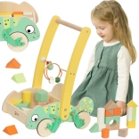 Classic World Wooden Walker Chameleon with Blocks
