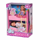 Evi Love dolls with bunk bed